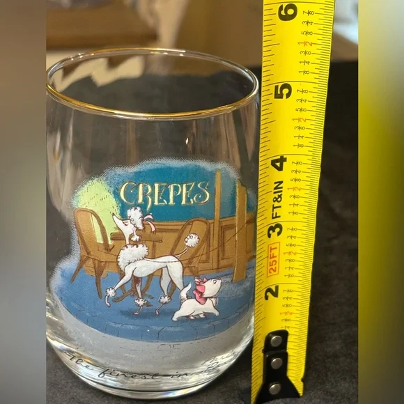 Collectible Stemless Wine Glass From Disney Movie “ The Aristocats” - Picture 5 of 7